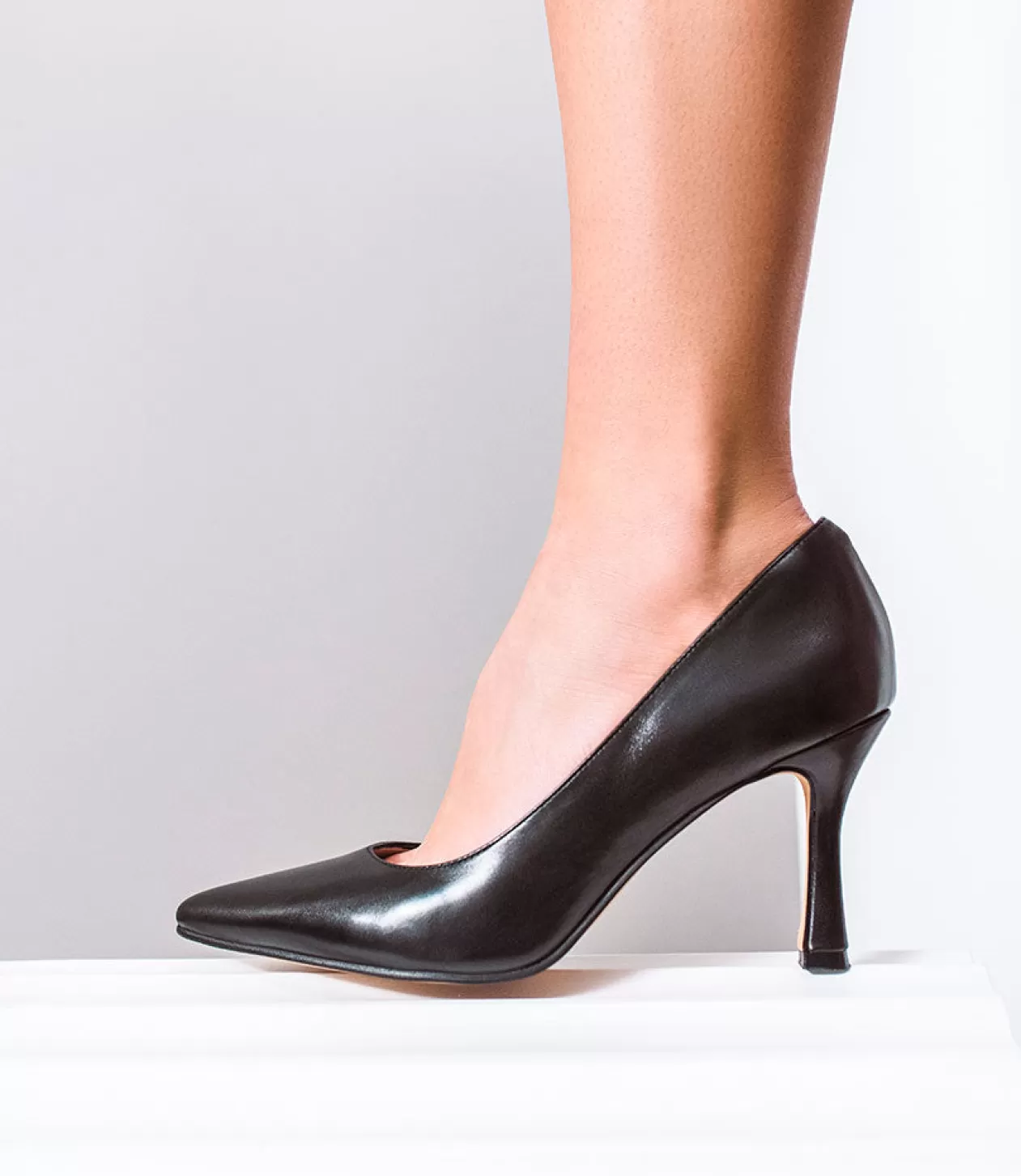 Edward Meller High Heel<Amara85 Pump With Louis Heel In Black