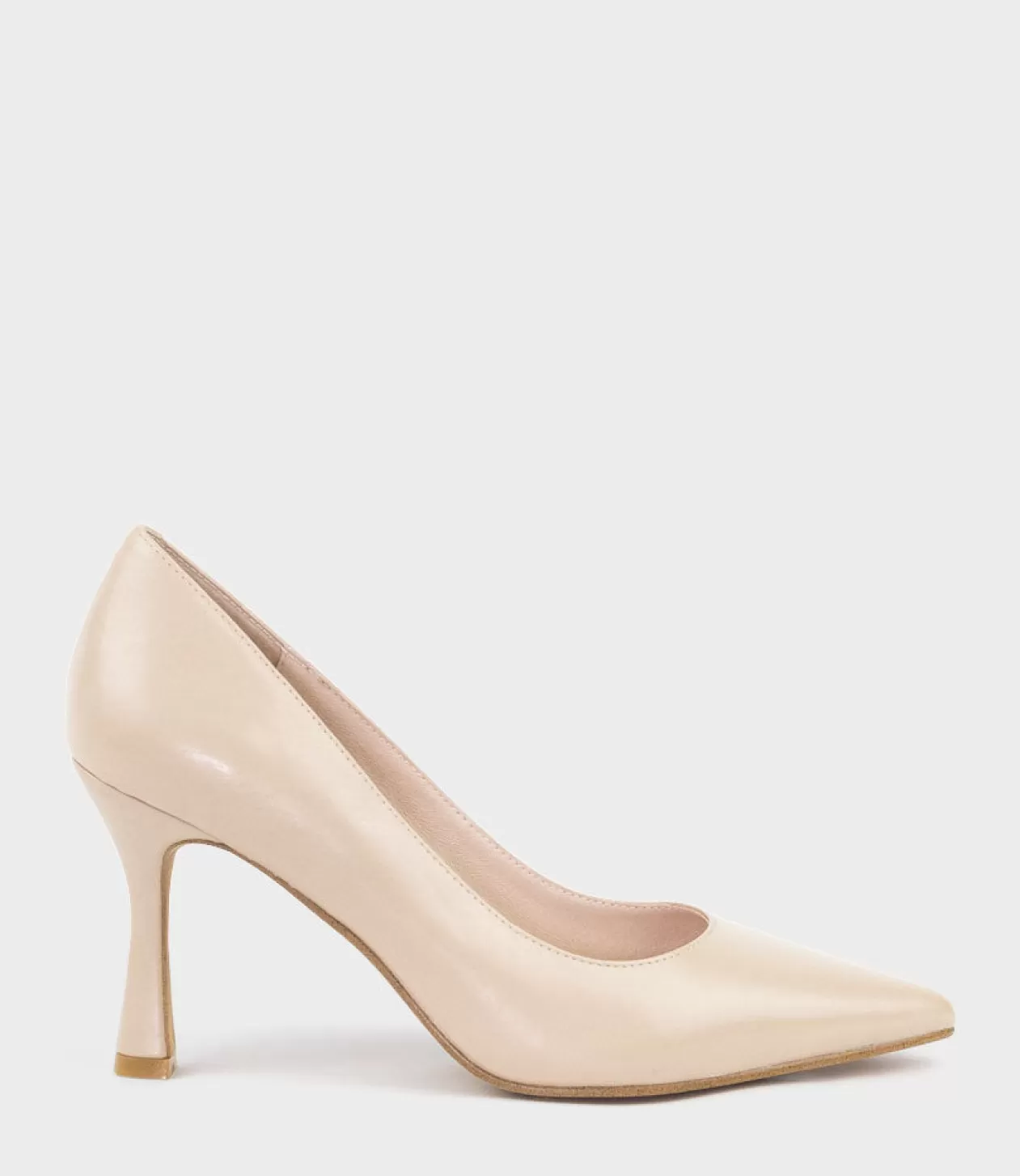 Edward Meller High Heel<Amara85 Pump With Louis Heel In Nude