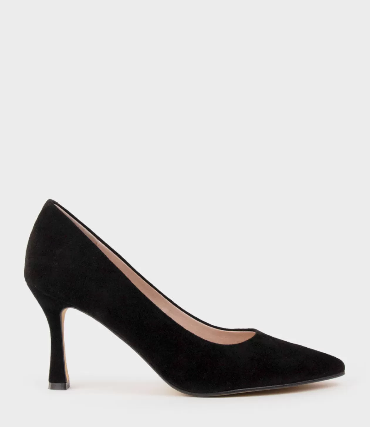 Edward Meller High Heel<Amos85 Pump With Louis Heel In Black Suede