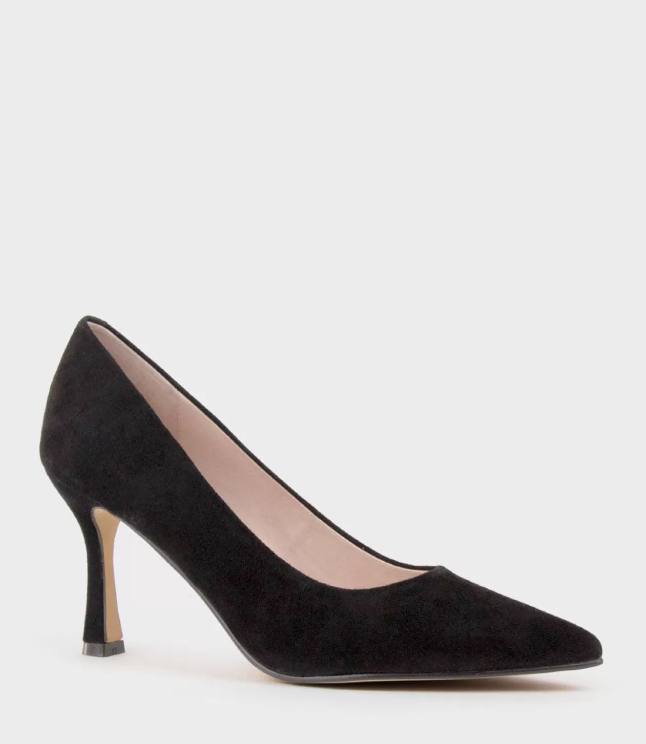 Edward Meller High Heel<Amos85 Pump With Louis Heel In Black Suede