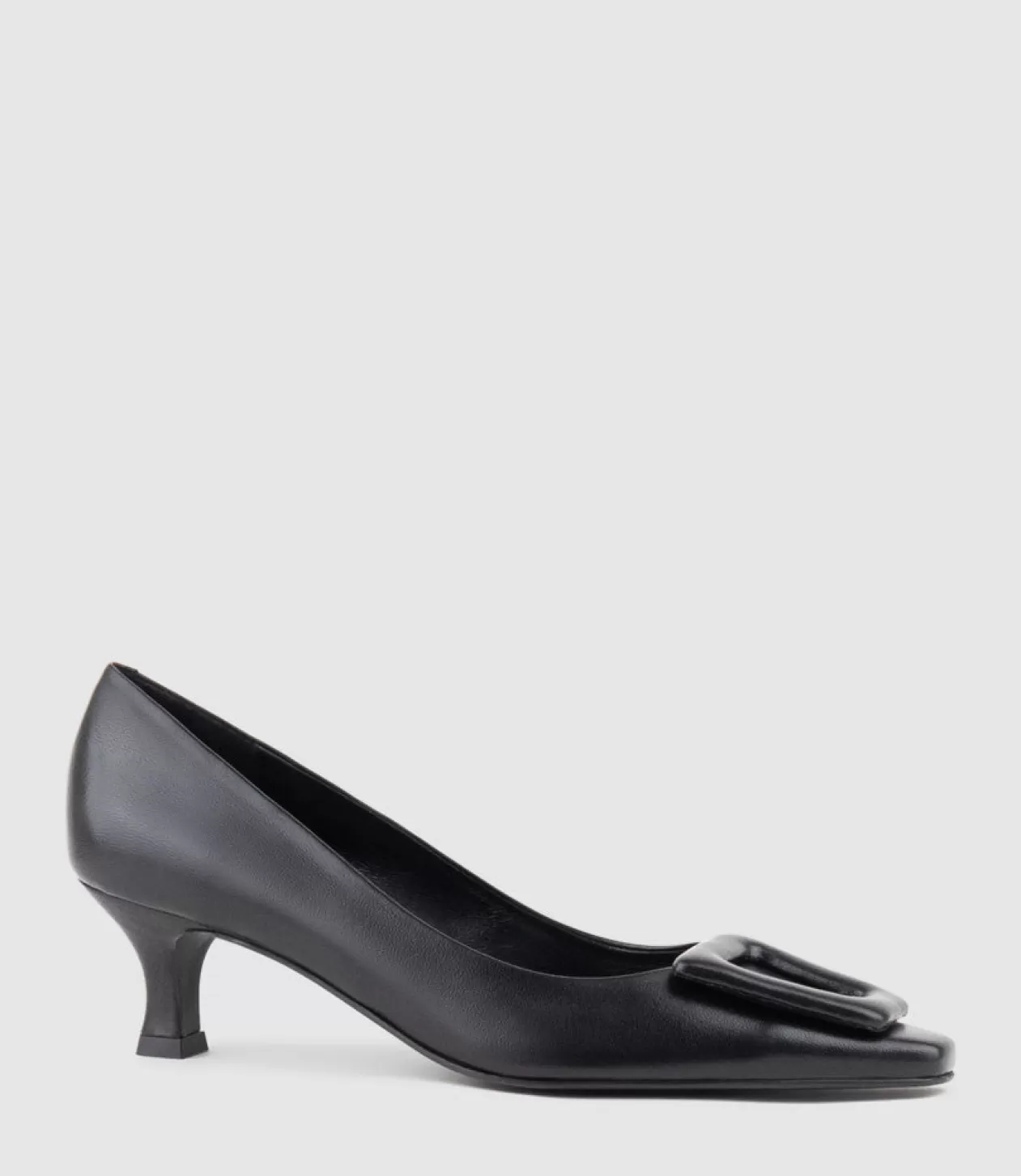 Edward Meller Kitten Heel Pumps<Astra60 Pump With Trim In Black