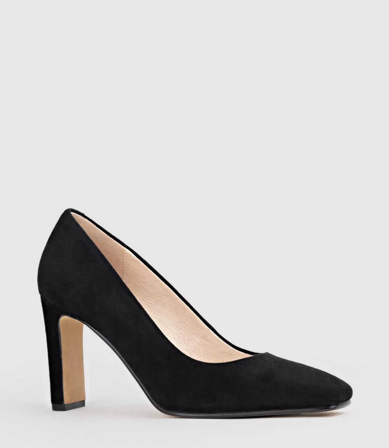 Edward Meller High Heel<Brooklyn85 Square Toe Pump In Black Suede