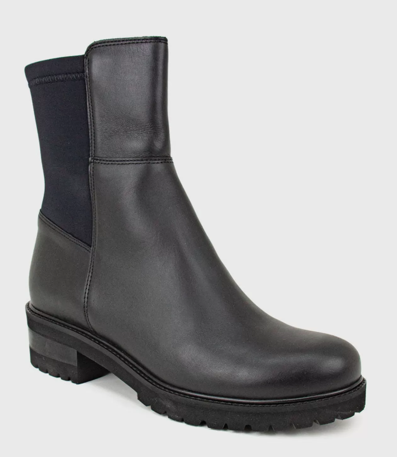 Edward Meller La Canadienne<Calista Elastic Back Flat Ankle Boot In Black