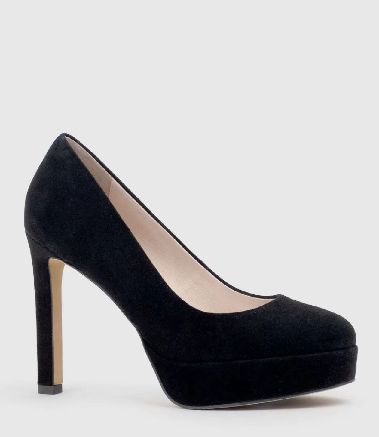 Edward Meller High Heel<Ciara110 Platform Pump In Black Suede