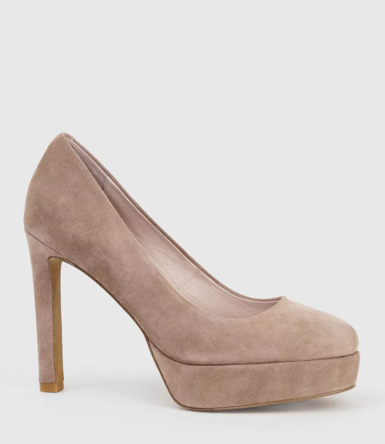 Edward Meller High Heel<Ciara110 Platform Pump In Nude Suede