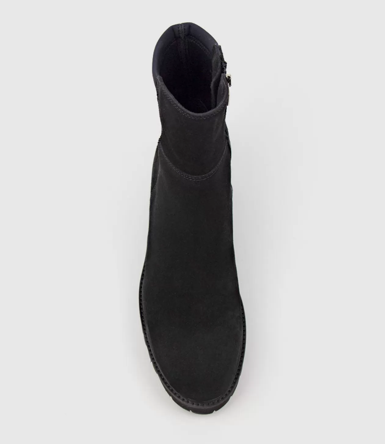Edward Meller La Canadienne<Colette Ankle Boot With Micro Stretch Back In Black Suede