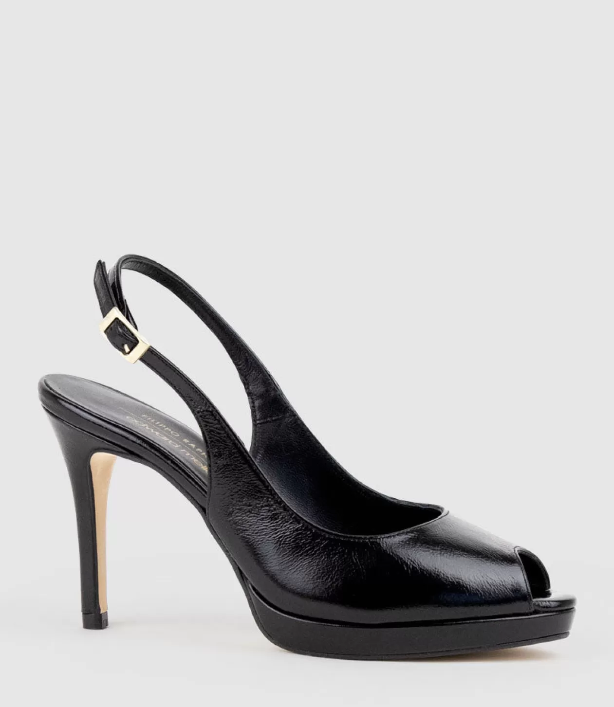 Edward Meller High Heel<Dalina100 Slingback Platform Pump In Black Patent