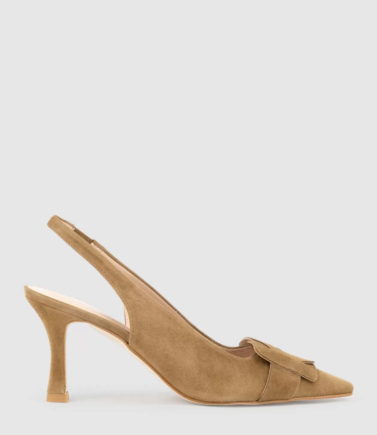 Edward Meller High Heel<Daphne70 Slingback Pump In Tan Suede