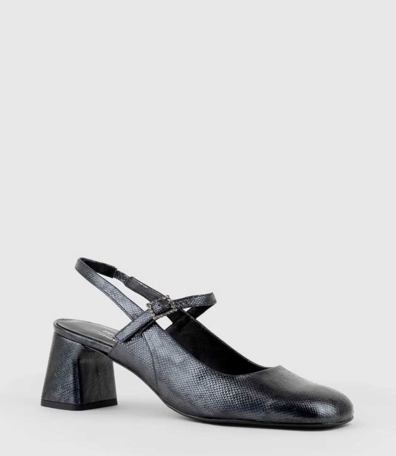 Edward Meller High Heel<Darla70 Squond Slingback Pump In Black