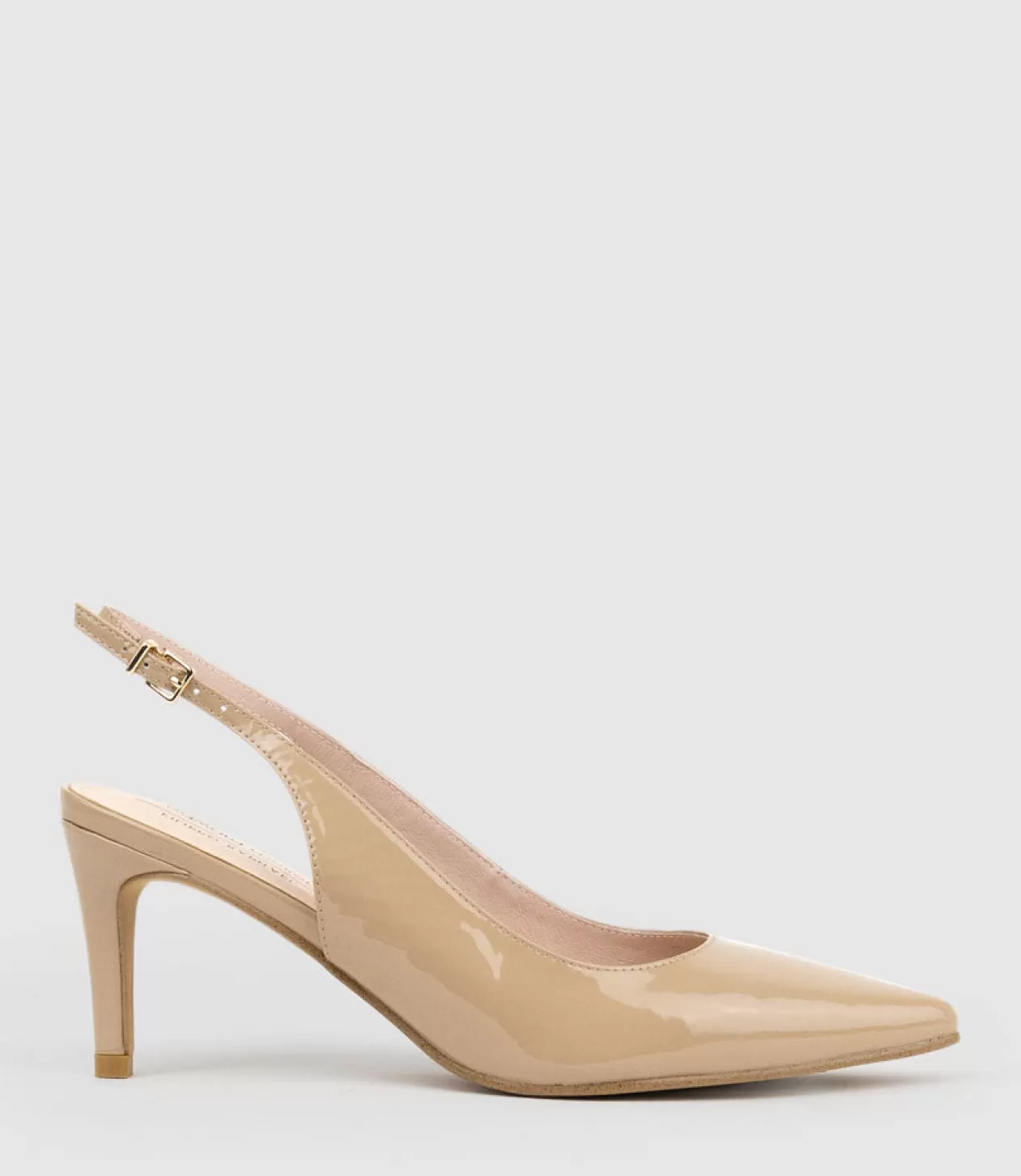 Edward Meller High Heel<Diana75 Slingback Pump In Nude Patent