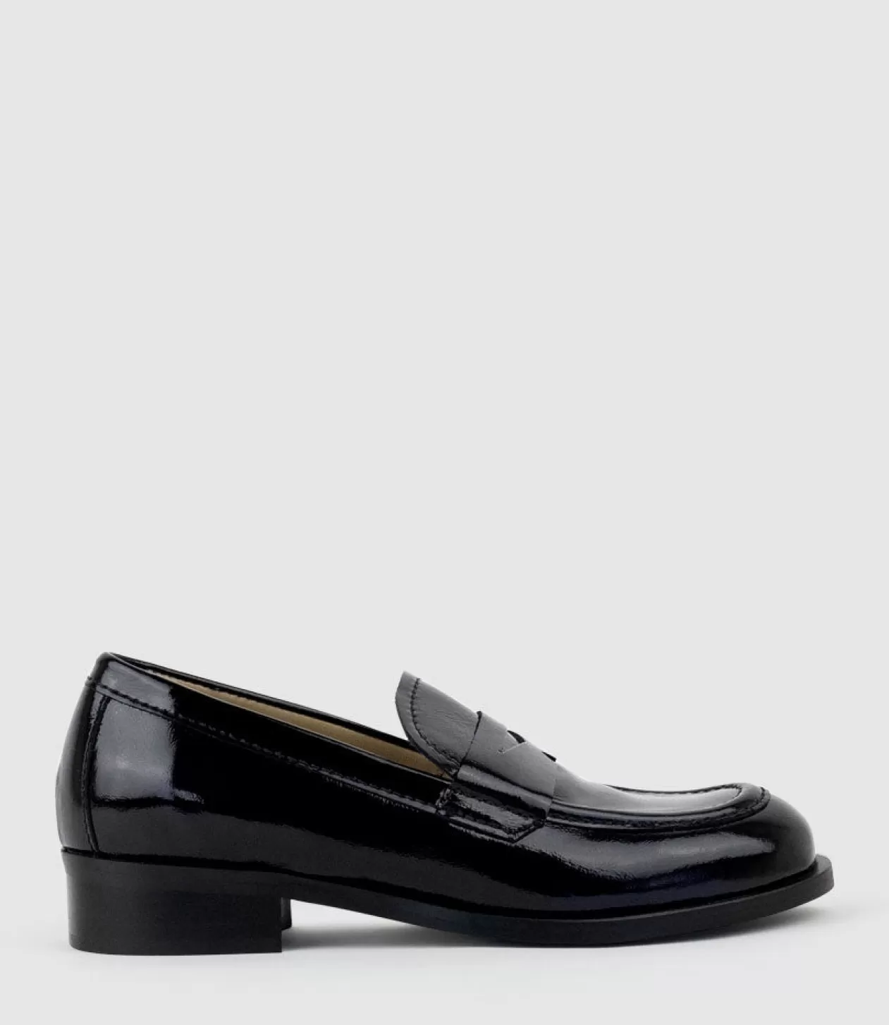 Edward Meller La Canadienne<Dominic Moccasin In Black Patent