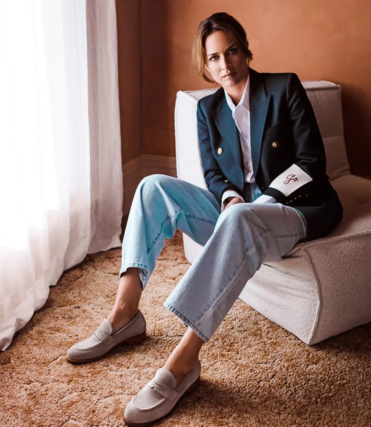 Edward Meller La Canadienne<Dominic Moccasin In Pebble Suede