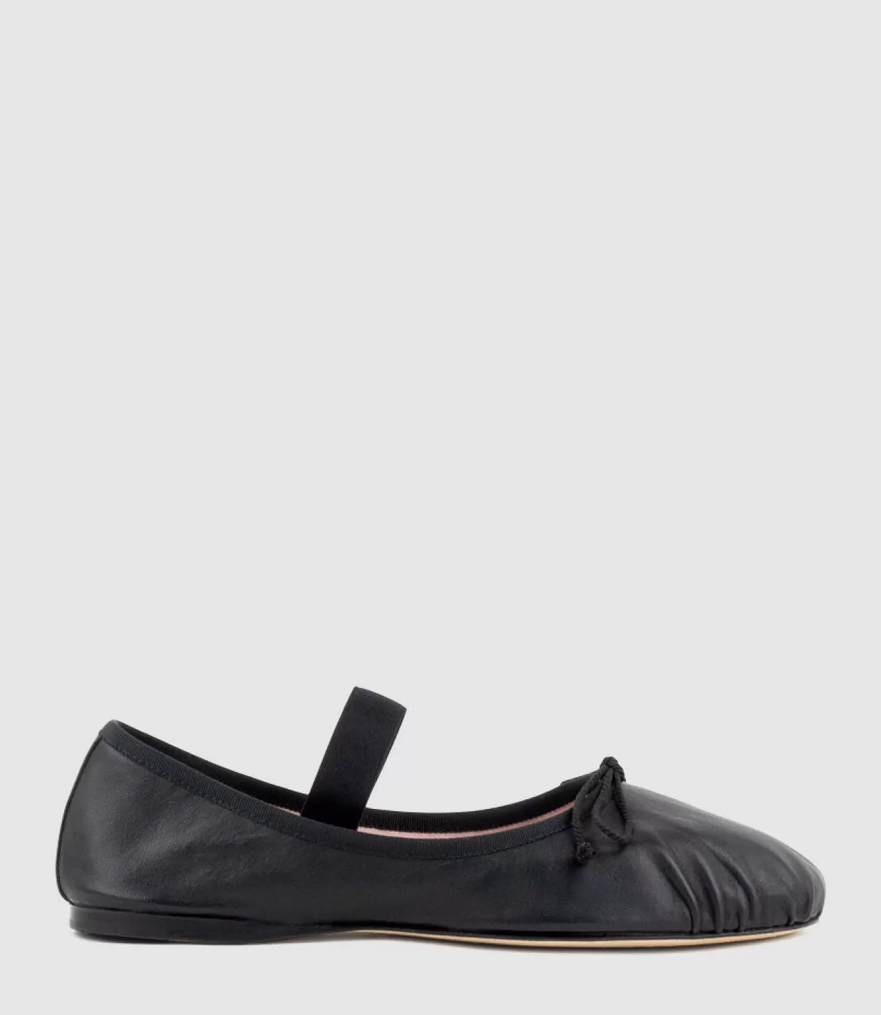 Edward Meller Ballet Flats<Eden Ballet With Elastic Strap In Black