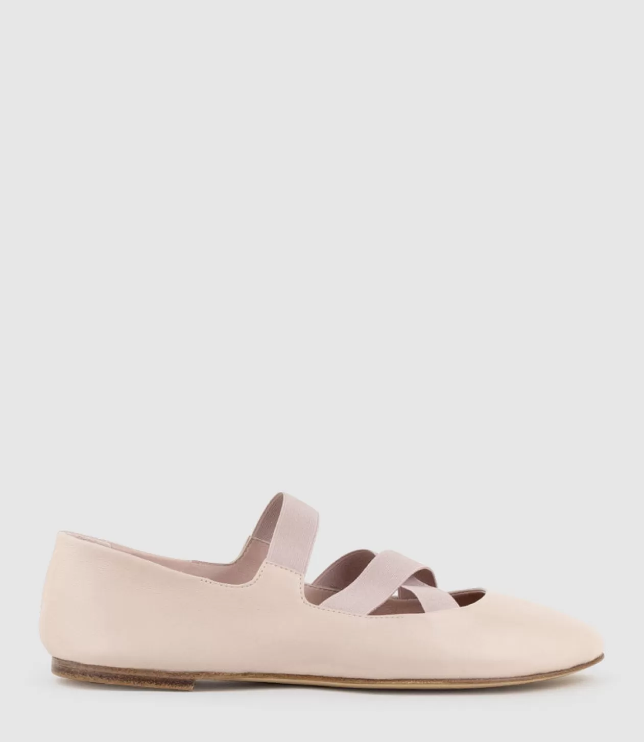 Edward Meller Ballet Flats<Emaline Crossover Elastic Ballet In Nude