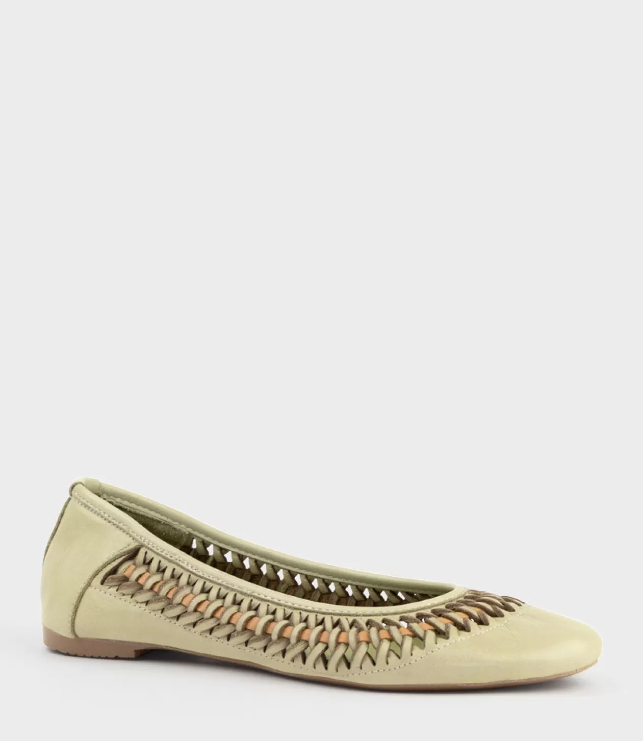 Edward Meller Ballet Flats<Emina Woven Detail Ballet In Sage