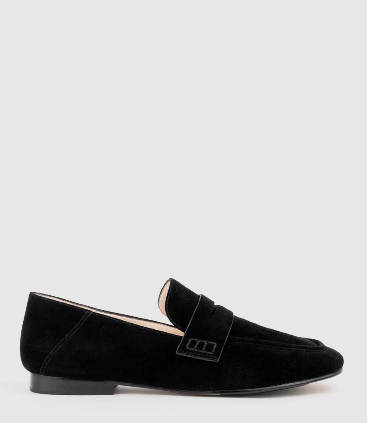 Edward Meller Loafers & Moccasins<Finlay Moccasin With Collapsible Back In Black Suede