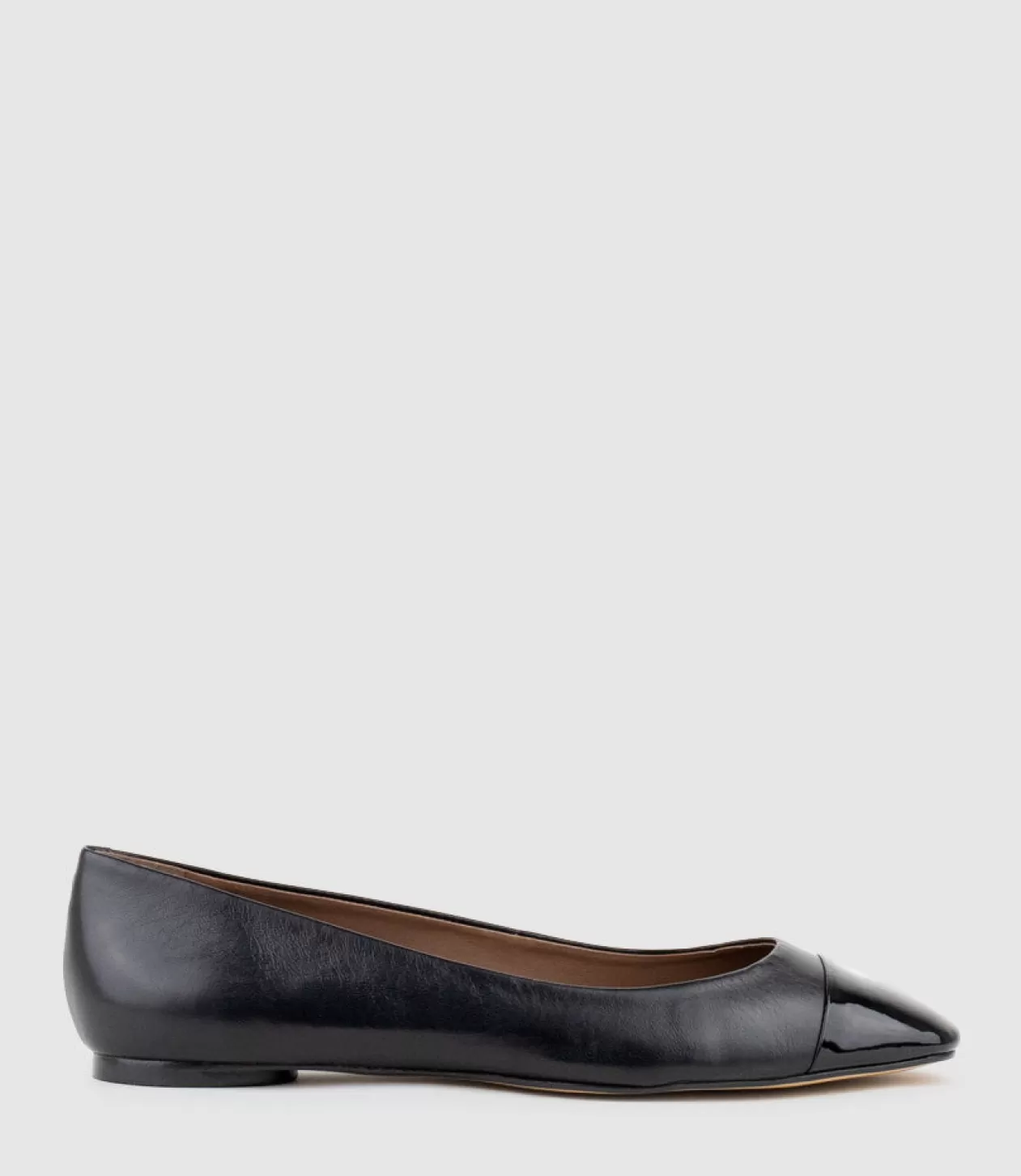 Edward Meller Ballet Flats<Fynn Cap Toe Ballet In Black