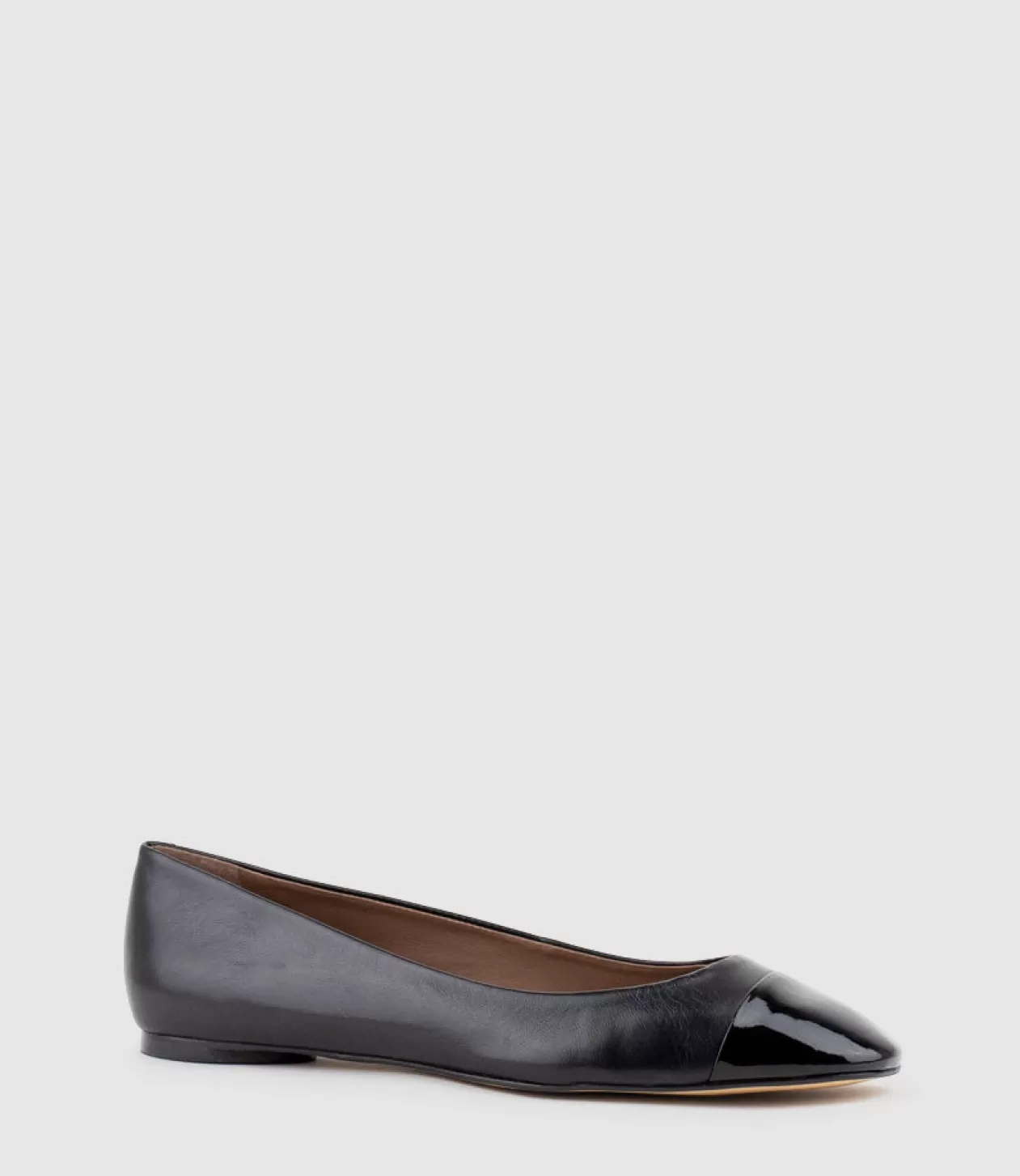 Edward Meller Ballet Flats<Fynn Cap Toe Ballet In Black