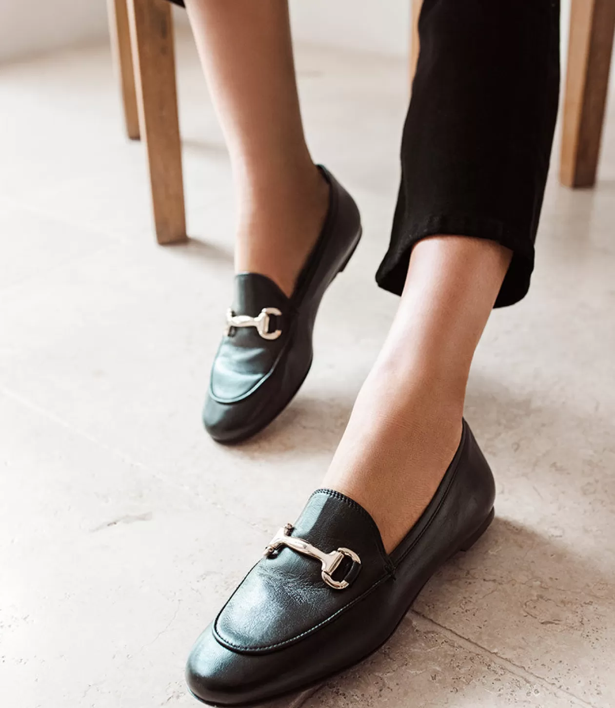 Edward Meller Loafers & Moccasins<Galio Horsebit Loafer In Black