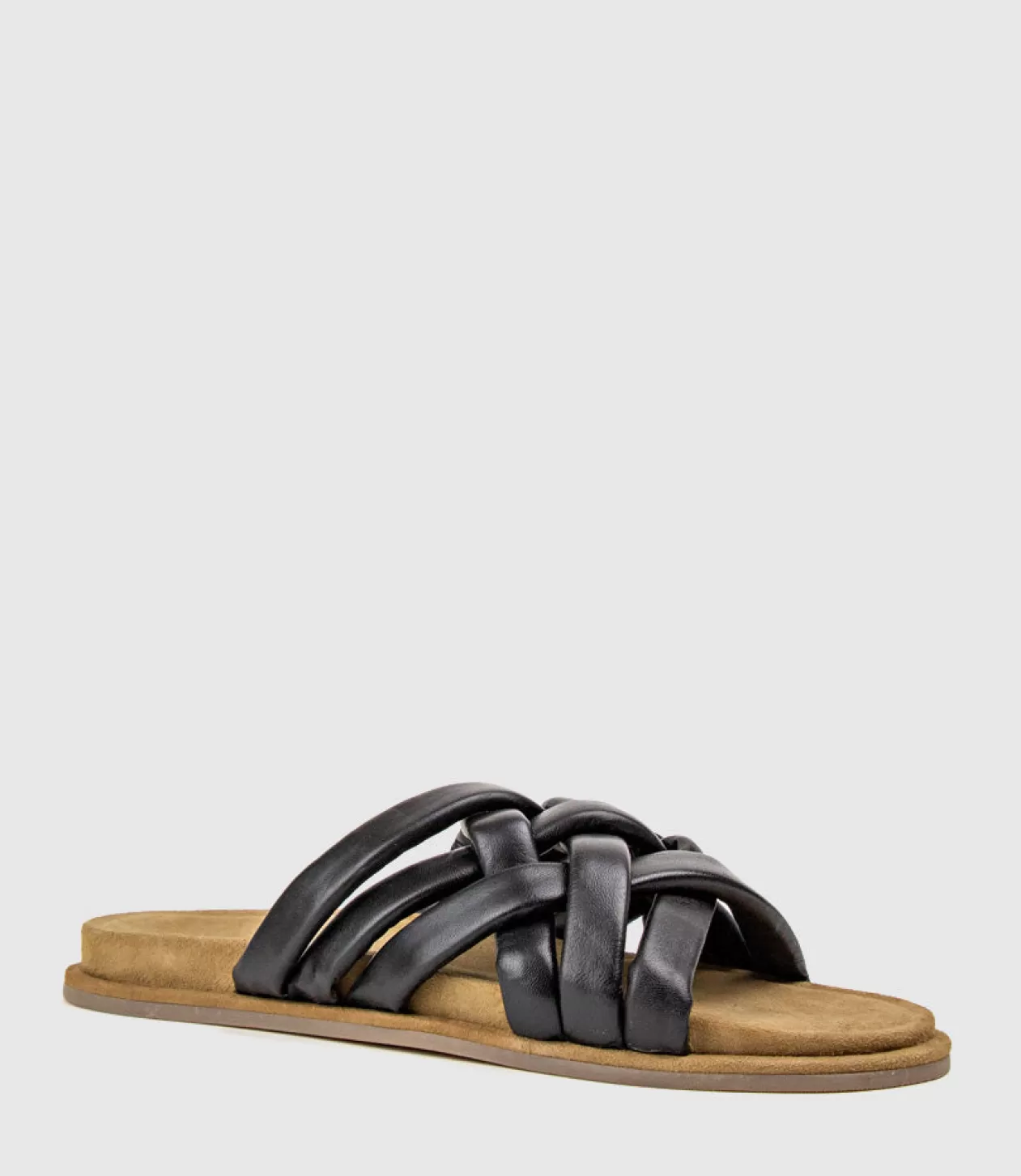 Edward Meller Low Sandals<Hanson Multistrap Crossover Slide In Black