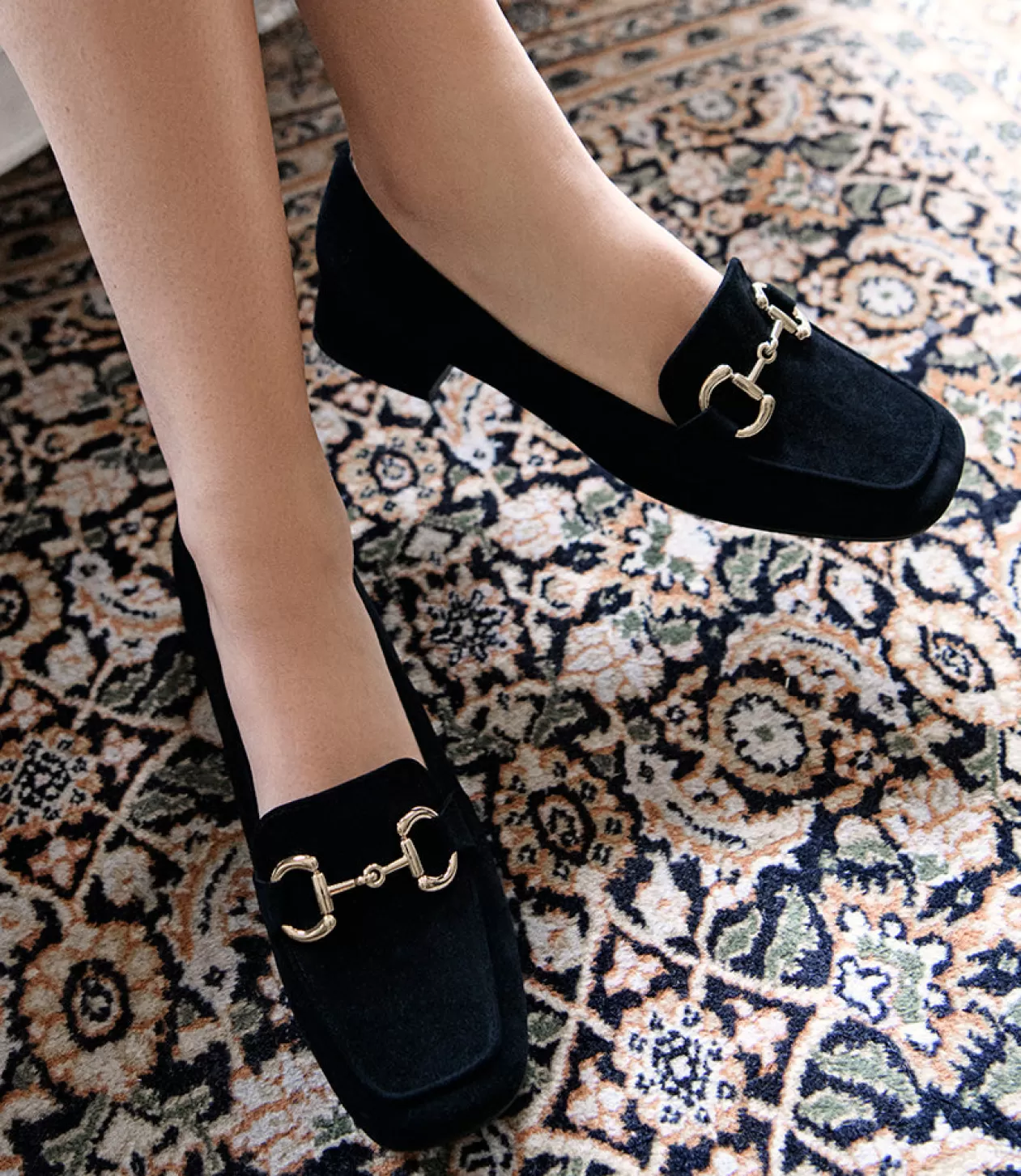 Edward Meller Loafers & Moccasins<Harlee30 Moccasin With Trim In Black Suede