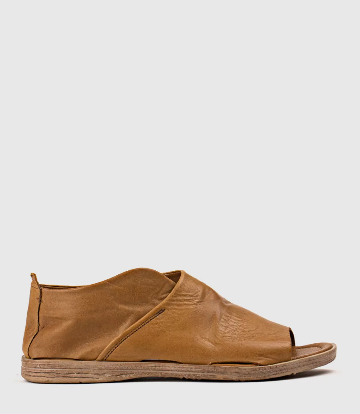 Edward Meller Low Sandals<Harper Open Toe Bootie Flat In Tan