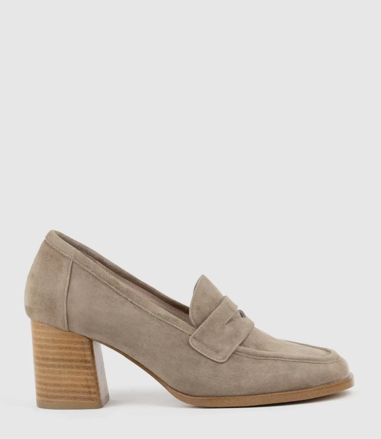 Edward Meller Loafers & Moccasins<Hazel65 Albert Throat Pump In Latte Suede