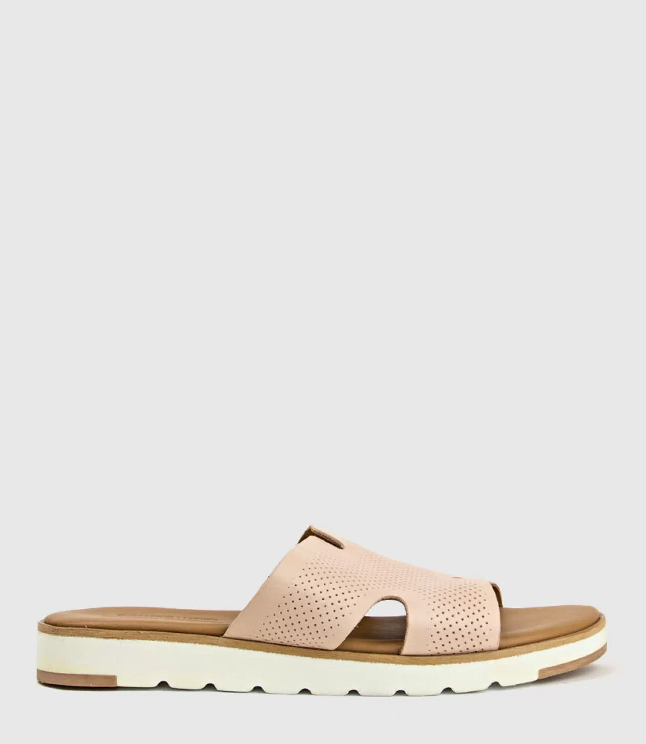 Edward Meller Low Sandals<Herby Punched Slide In Nude