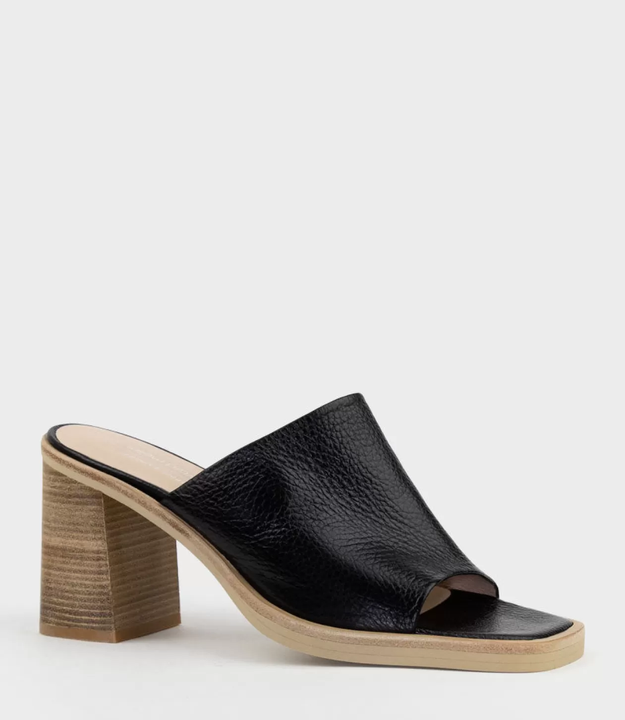 Edward Meller High Heel Sandals<Inaya90 Block Heel Slide In Black