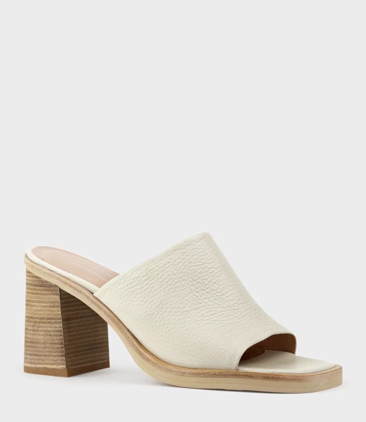 Edward Meller High Heel Sandals<Inaya90 Block Heel Slide In Offwhite