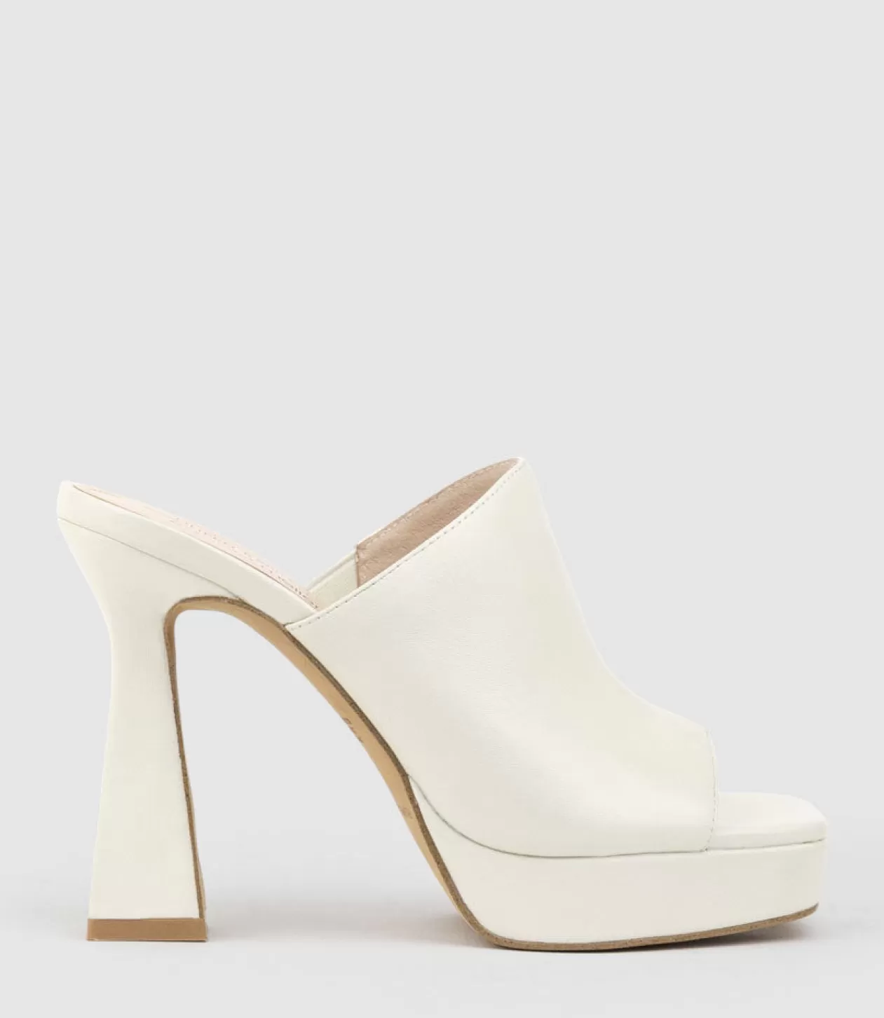 Edward Meller Platform Sandals<Isha110 Platform Slide In Offwhite