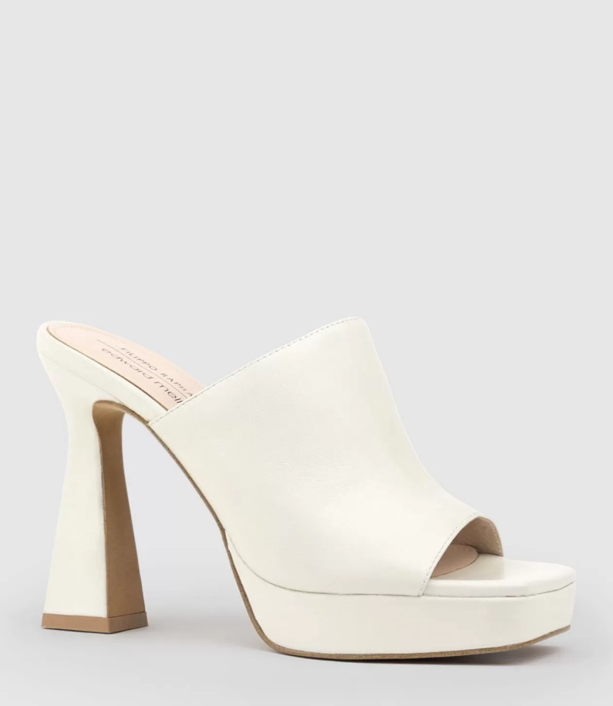 Edward Meller High Heel Sandals<Isha110 Platform Slide In Offwhite