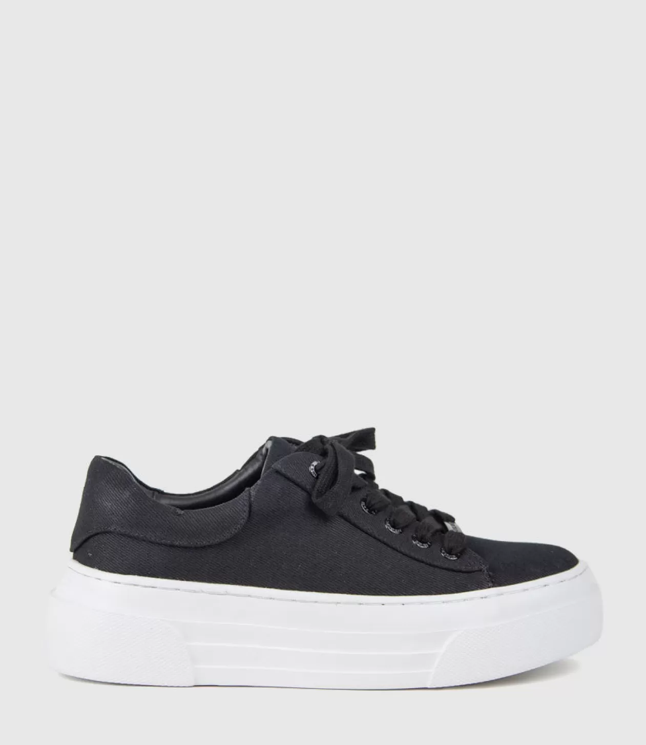 Edward Meller Sneakers<Jody Chunky Sole Canvas Sneaker In Black