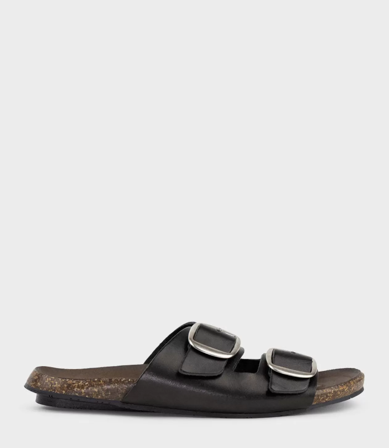 Edward Meller Low Sandals<Kamala Buckled Slide On Footbed In Black