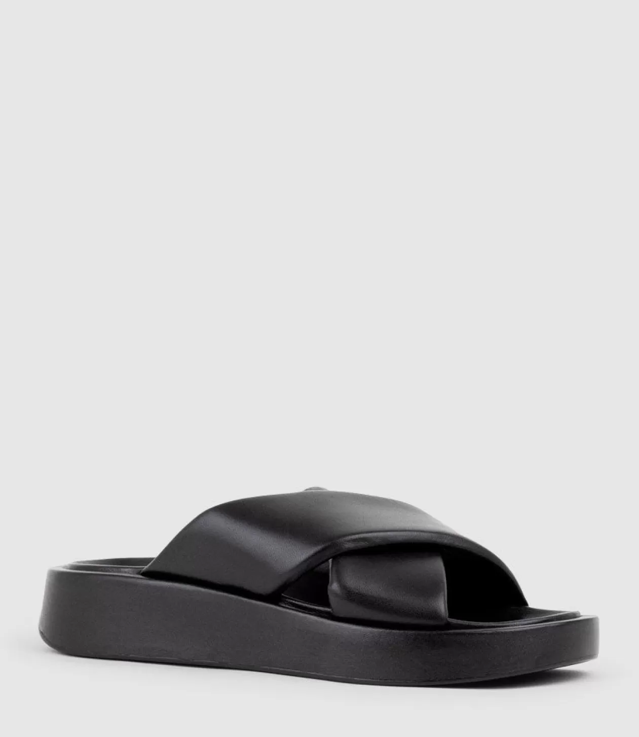 Edward Meller Low Sandals<Kamir Crossover Slide On Chunky Unit In Black