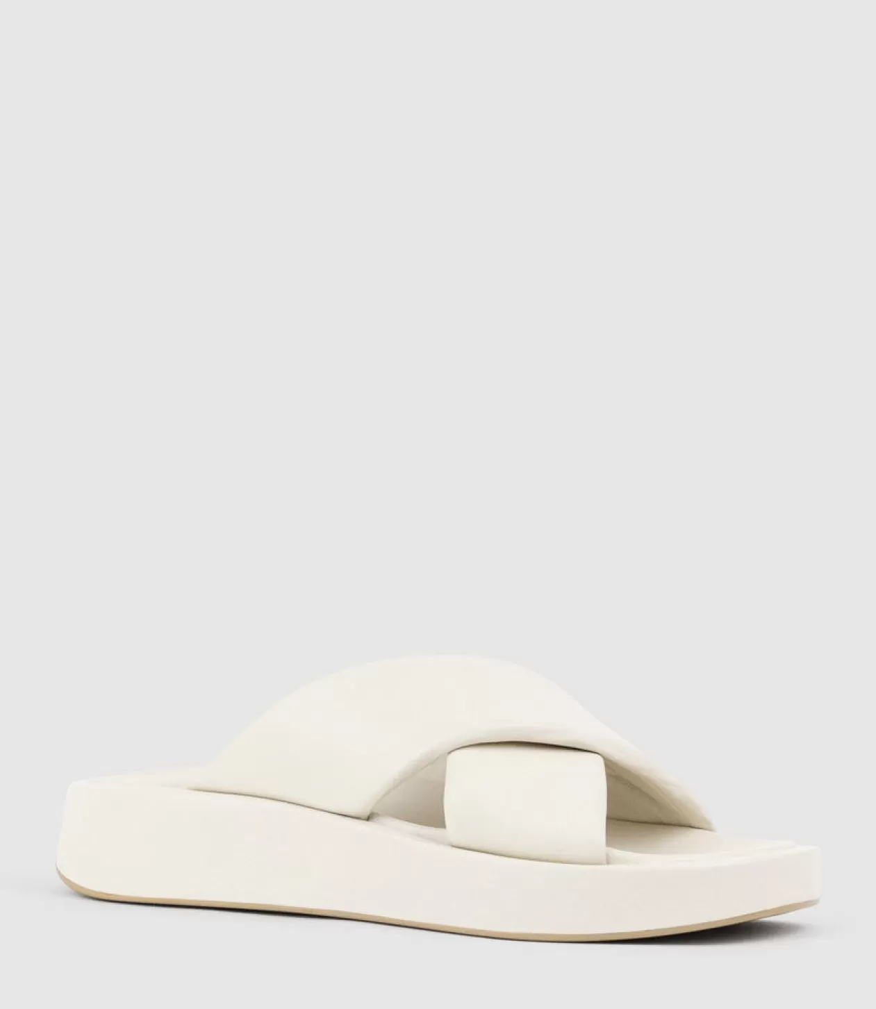 Edward Meller Low Sandals<Kamir Crossover Slide On Chunky Unit In Cream