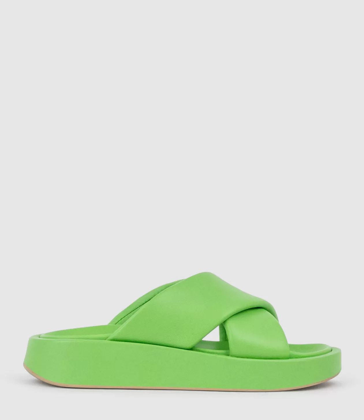 Edward Meller Low Sandals<Kamir Crossover Slide On Chunky Unit In Green