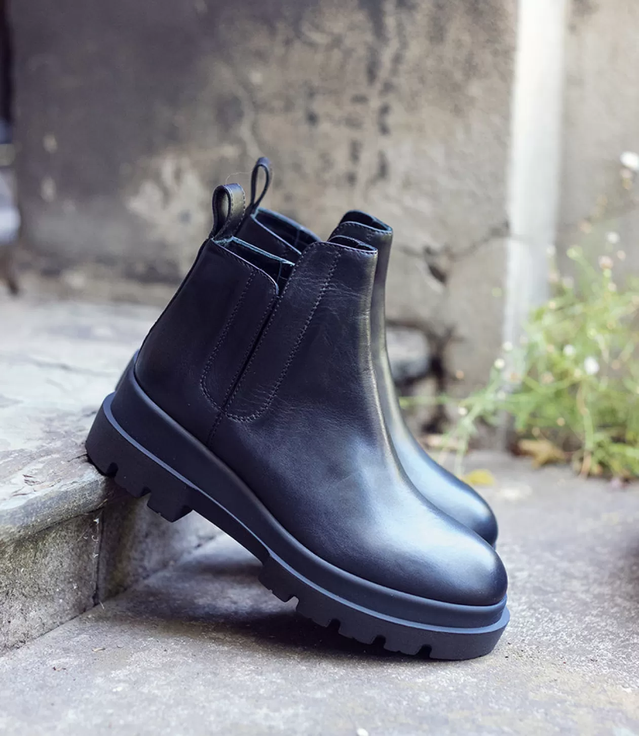 Edward Meller La Canadienne<Kash Hidden Gusset Ankle Boot In Black