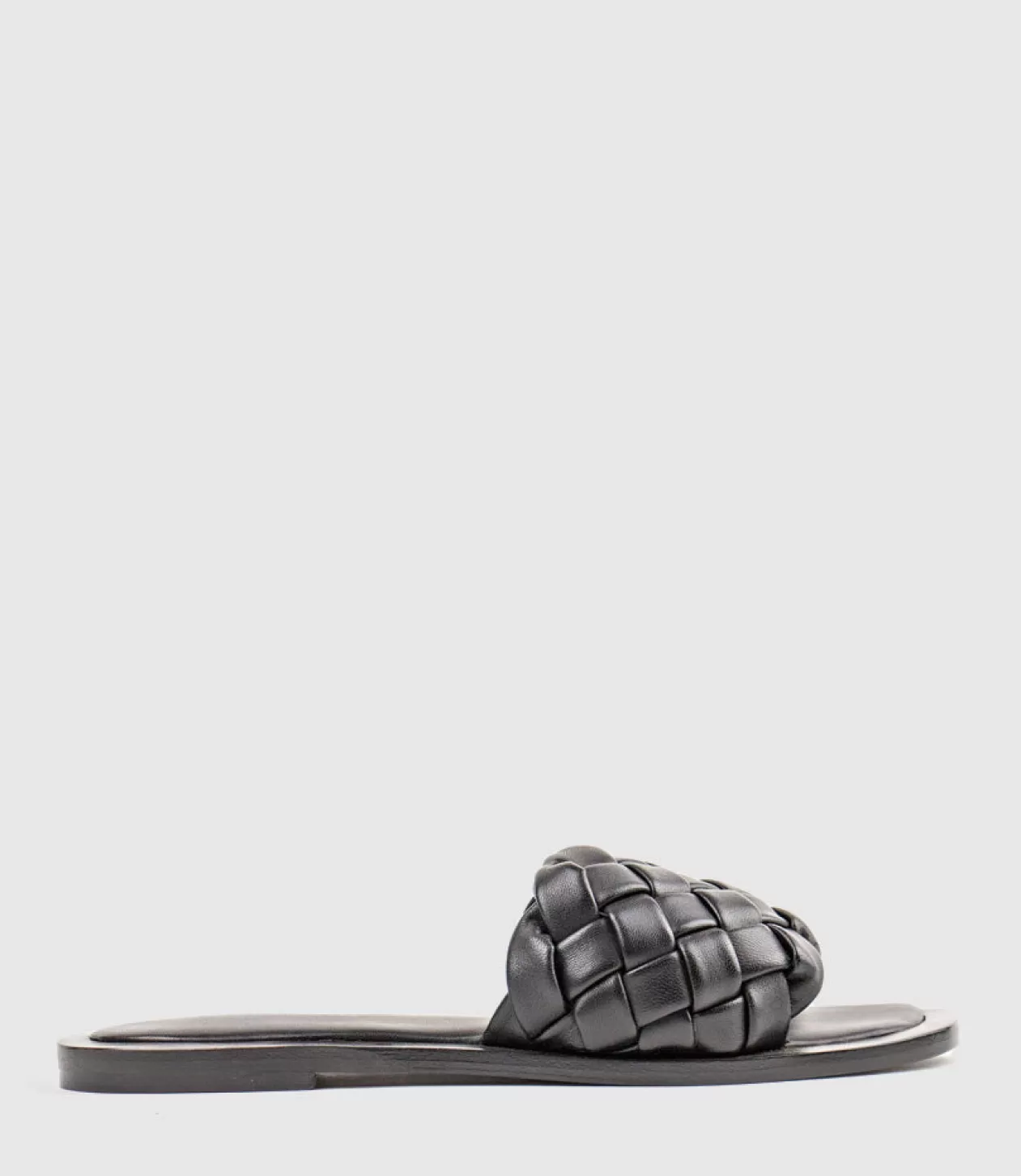 Edward Meller Low Sandals<Keira Woven Simple Slide In Black