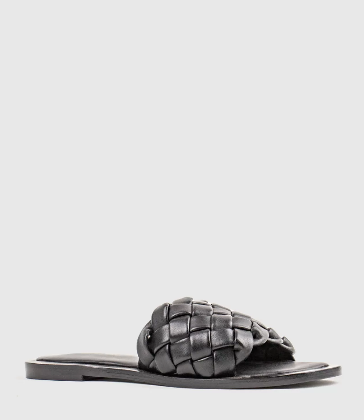 Edward Meller Low Sandals<Keira Woven Simple Slide In Black