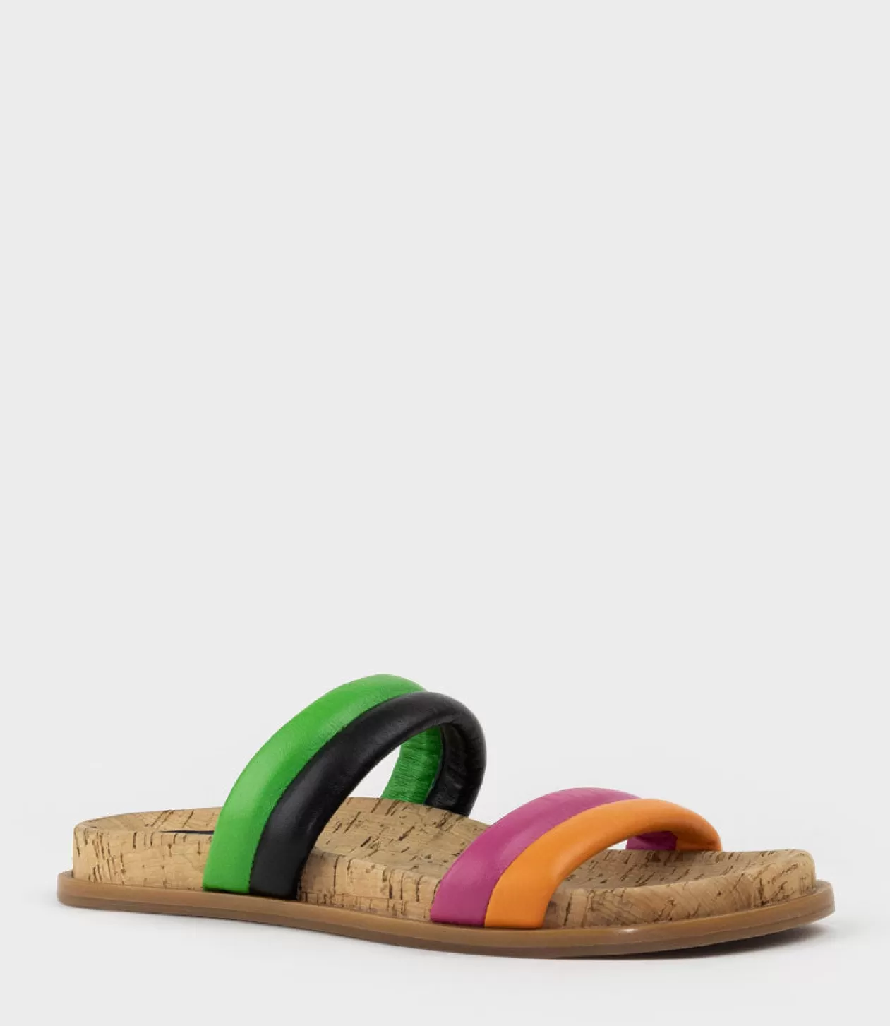 Edward Meller Low Sandals<Kinala Two Strap Slide On Unit In Colour Multi