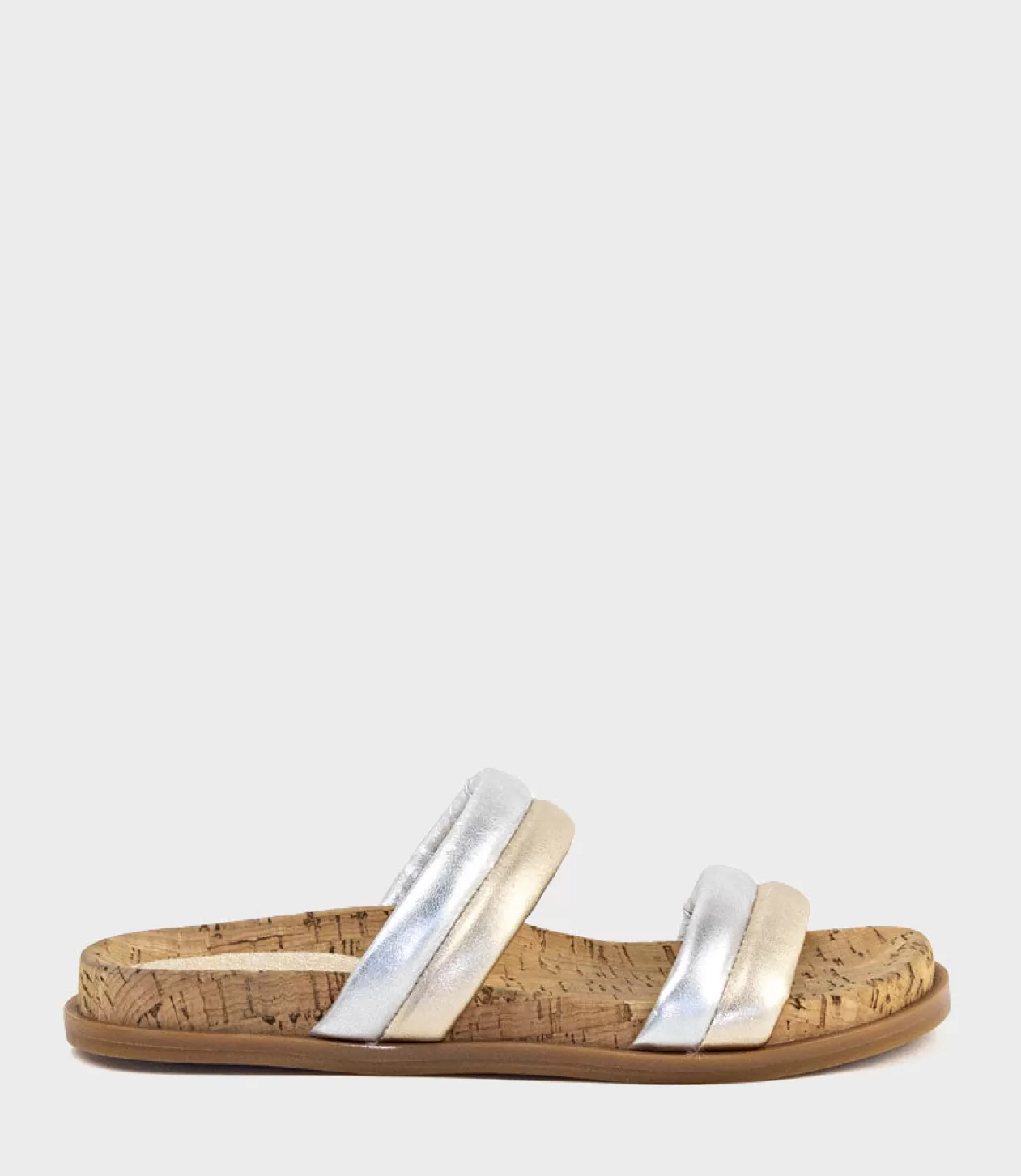 Edward Meller Low Sandals<Kinala Two Strap Slide On Unit In Metallic Multi