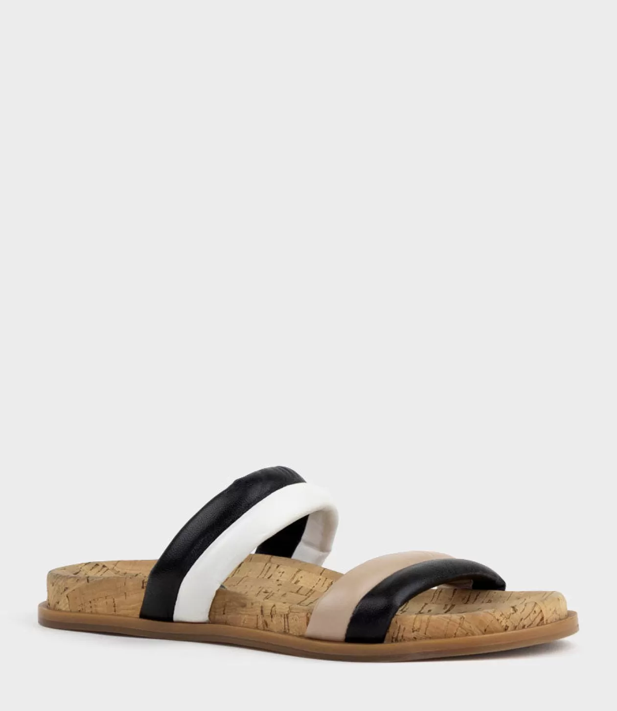 Edward Meller Low Sandals<Kinala Two Strap Slide On Unit In Neutral Multi