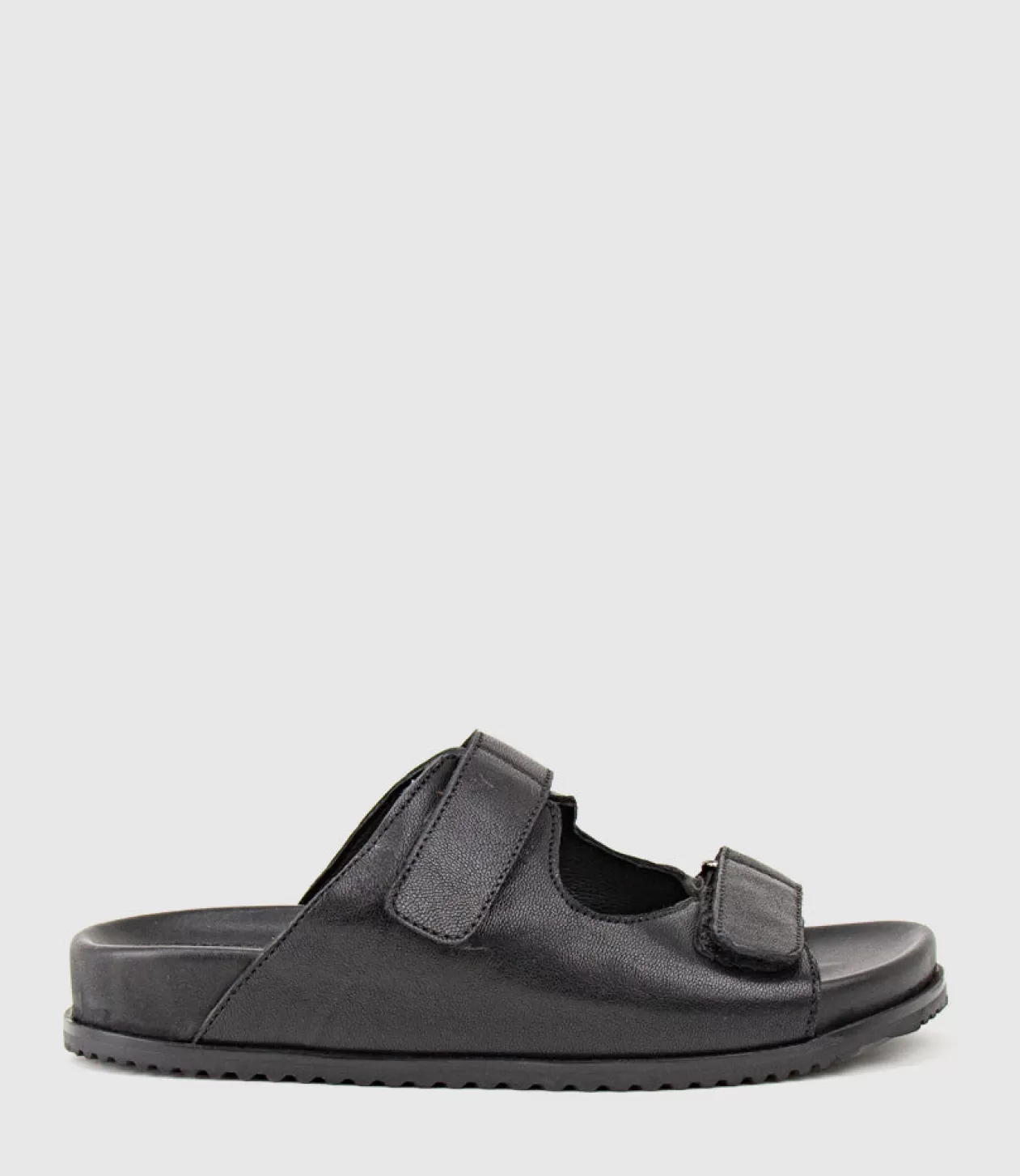 Edward Meller Low Sandals<Kylo Two Strap Slide On Footbed In Black