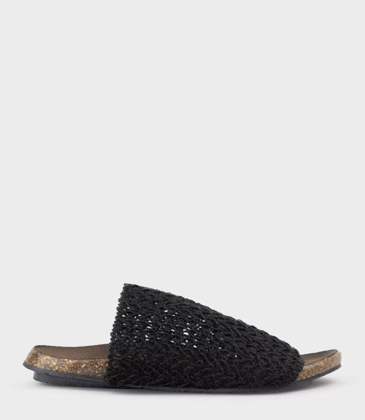 Edward Meller Low Sandals<Kyndra Textured Slide On Footbed In Black