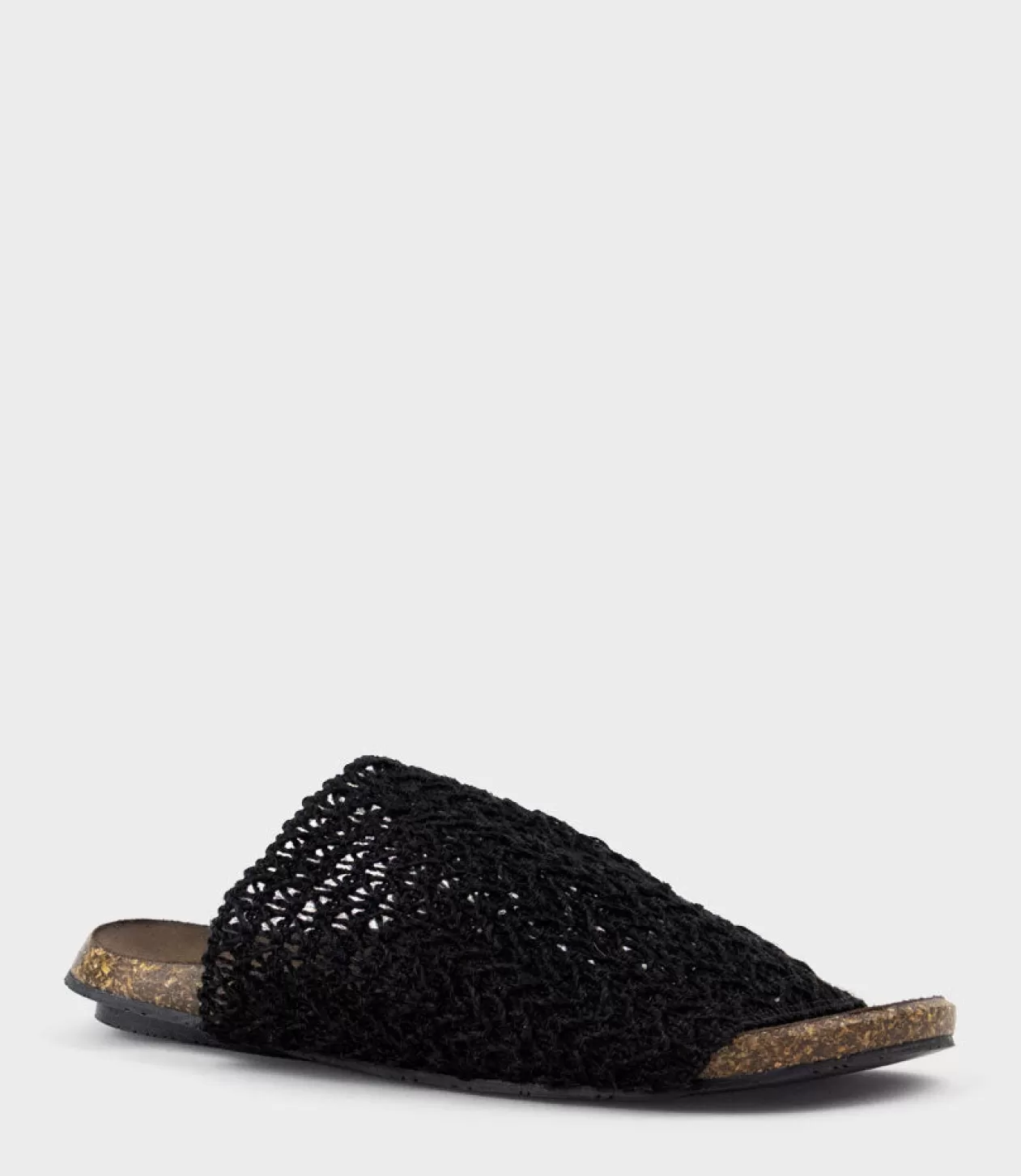 Edward Meller Low Sandals<Kyndra Textured Slide On Footbed In Black