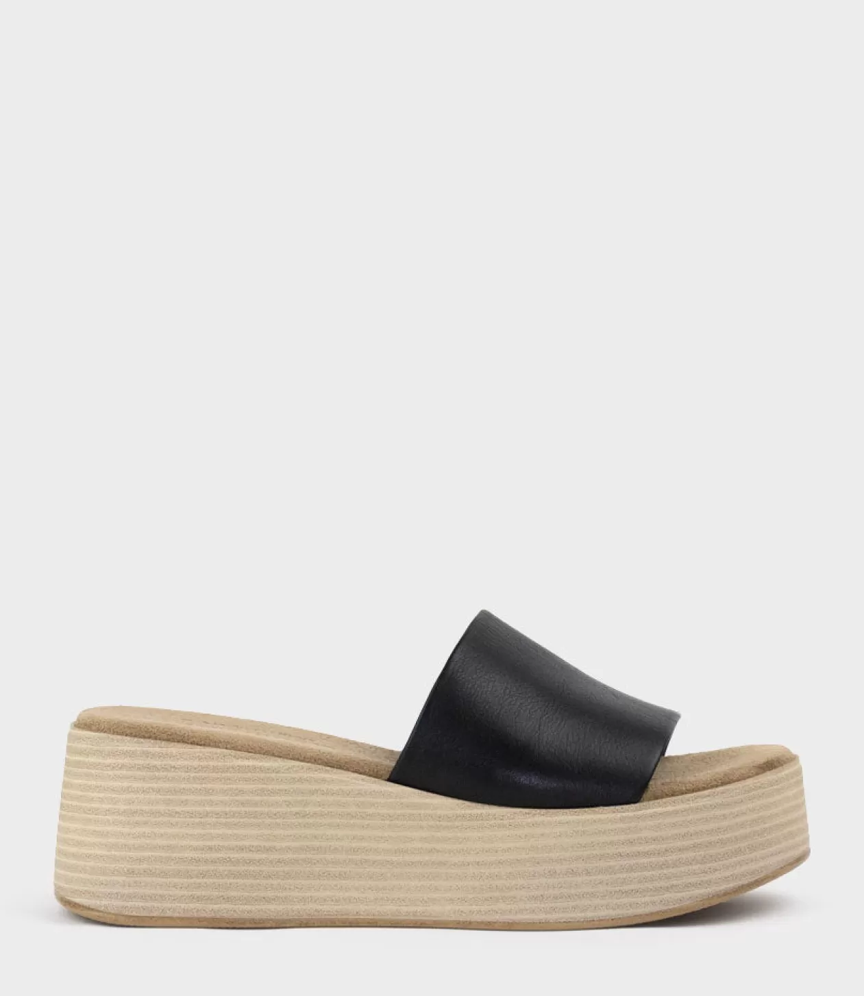 Edward Meller Platform Sandals<Levon Slide On Wedge In Black