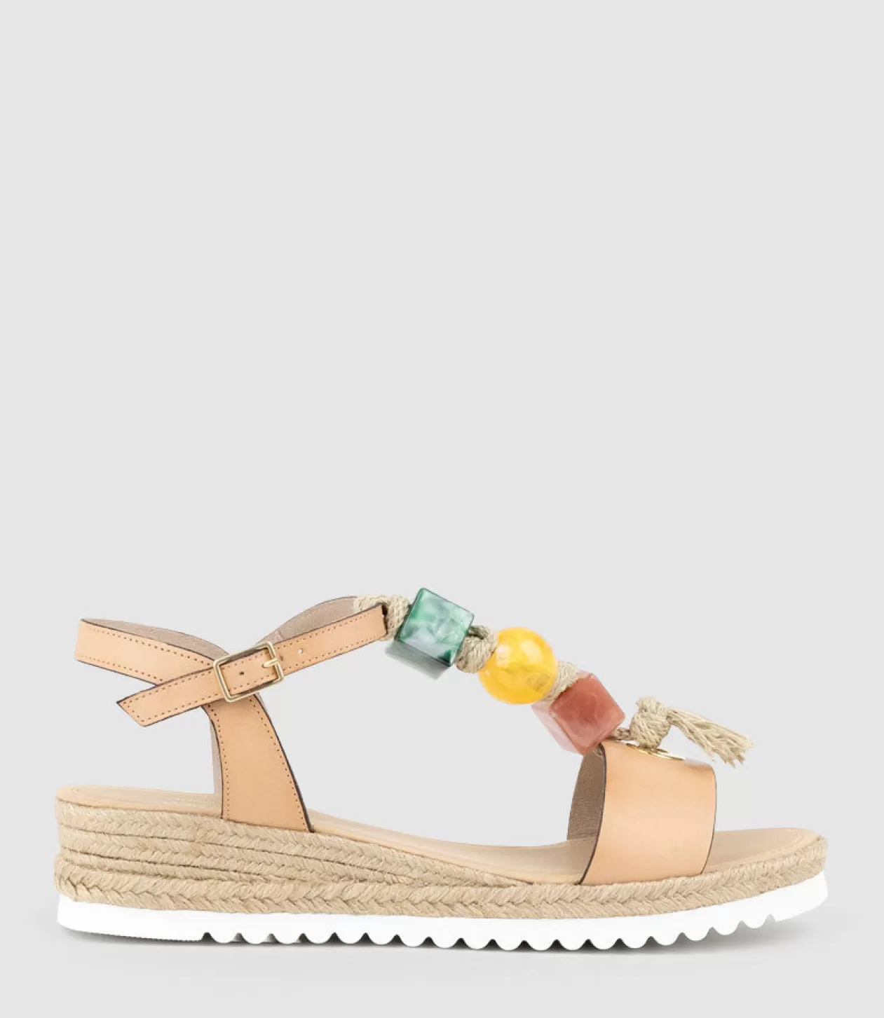 Edward Meller Low Sandals<Madia Bauble T Bar Espadrille In Desert