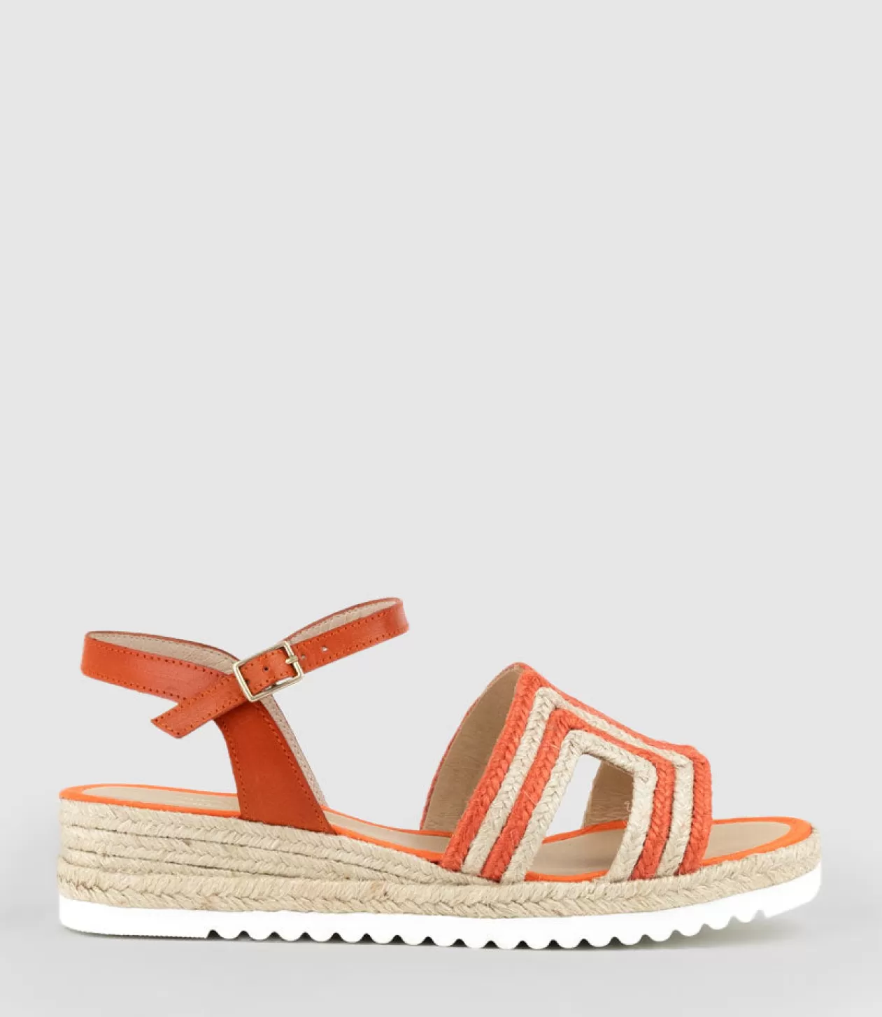 Edward Meller Espadrilles<Mayan Geometric Weave Espadrille In Orange