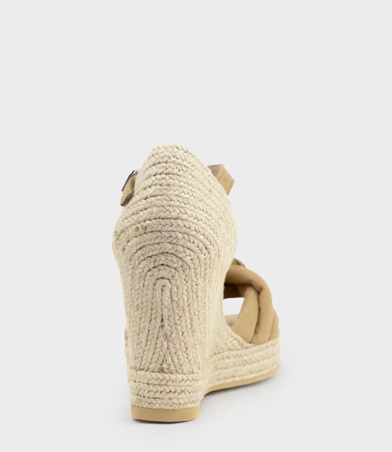 Edward Meller Espadrilles<Meena Braided Front Strap Espadrille In Tan Suede